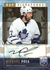 2006-07 Be A Player BAP Signatures #MP Michael Peca Auto